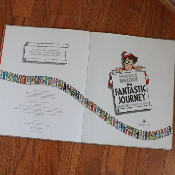 Vintage "Where's Waldo The Fantastic Journey" Search Activity Book - Picture 3 of 7